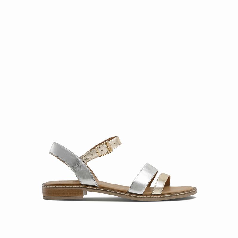 Russell & Bromley Bowery Flat Sandals Womens Multicolor [ASJ97IY]